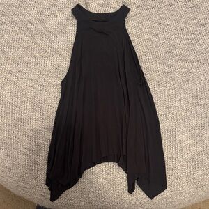 American Eagle Soft & Sexy Tank Top Small – Dark Gray Flowy High Neck